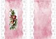 Cream Pink Roses, Broderies Anglaise A5 Insert