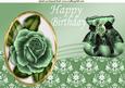 Green Roses & Lace Purse A4