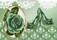 Green Roses & Sparkle Shoes A4