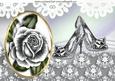 Silver Roses & Sparkle Shoes A4