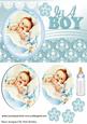 Sweet Blue Eyed Baby Boy Oval Pyramids