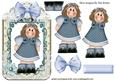 Cute Little Ragdoll in Blue with Bow