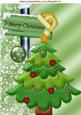 Lovely Felt Christmas Tree with Gold Star A4