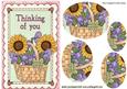 Pretty Basket of Sunflowers Thinking of You, Pyramids