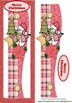 Lovely Snowman with Poinsettia Tall Dl