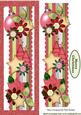Christmas Tree with Baubles Border Tall Dl
