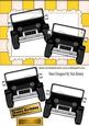 Black Jeeps in Yellow Check Frame