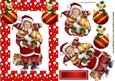 Love You Santa! with Cute Mice on Baubles