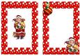 Love You Santa with Cute Mice A5 Insert