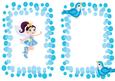 Faerie Princess with Blue Birds A4 Insert