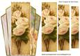 Art Deco Frame with Peach Roses Pyramids