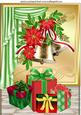 Christmas Bells with Lots of Presents A4