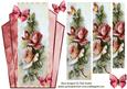 Shades of Pink Roses, Art Deco Topper with Pyramids