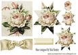 Pink Roses Star Pyramids with Cream Bow