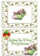 Peppermint Joy, Cute Mice, A5 Insert with Verse
