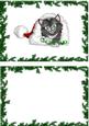 Christmas Kitty in Santa Hat A5 Insert