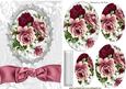 Garden Roses of Shades of Red & Pink Pyramids