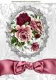 Garden Roses of Shades of Red & Pink in Ornate Frame A4