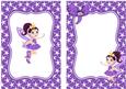 Little Faerie in Purple Star Frame A5 Insert