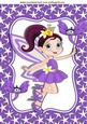 Faerie in Purple Star Frame A4