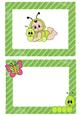 Little Wiggle Worm! with Baby & Butterflies A5 Insert