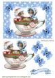 I Do Enjoy a Nice Cup of Tea, Christmas Mice in a Teacup