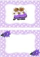 Christmas Carol Singing Teddies A5 Insert