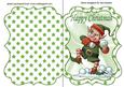 Santas Naughty Little Elf, Bracket Card
