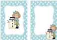 Little Girl with Snowman A5 Insert