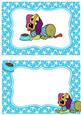 Toony Dog with Dog Bowl A5 Insert