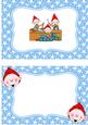 Santas Christmas Elves in Workshop A5 Insert