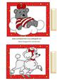 Cute Sleeping Bear on a Cloud, and Poodle Toppers