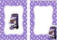 Little Girl in Purple Letter for Santa A5 Insert