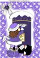 Little Girl in Purple Posting Letter to Santa A4
