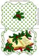 Christ the Lord Bible & Holly Bracket Card