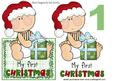 My First Christmas Baby Boy Over the Edge Crd