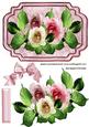 Pink Shades of Summer Roses on a Plaque