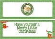 Cute Little Owls & Santa, Dl Insert