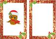 Little Owl in Santa Hat A5 Insert