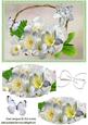 Basket of White Flowers Bracket Pyramids