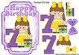 My Seventh Birthday, Litle Girl in Yellow Bow