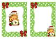 Little Girl in Her Red Fur Coat A5 Insert