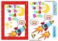 Love You to the Moon and Back in Red Star Frame