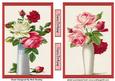 Pretty Roses Pinks/reds in a Vase Card Fronts