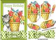 Kitten with Basket of Roses Bracket Pyramids