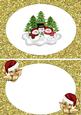 Snow Much Fun with Cute Little Robins A5 Insert