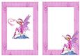 Magical Pink Winter Faerie with Snow A5 Insert