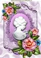 Cameo in Lilac with Pretty Summer Flowers A4