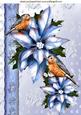 Robins and Pretty Blue Poinsettias A4