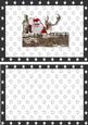 Up Om the Roof! Lovely Santa & Reindeer A5 Insert